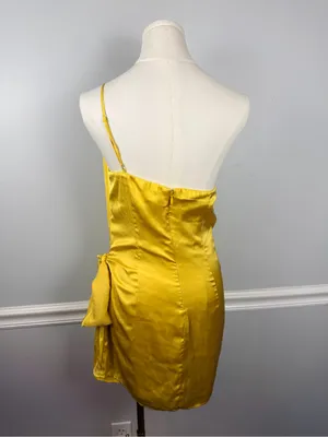 Lovers + Friends Karen Mini Dress Yellow green size small thumbnail 5