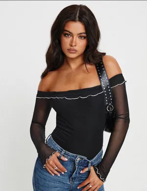 Princess Polly Long Sleeve Bodysuit thumbnail 1