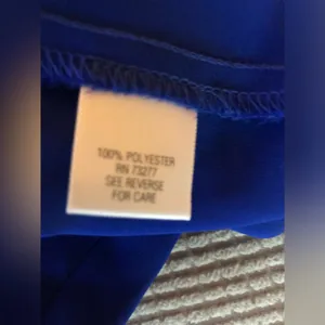 Apt 9 XL royal blue sleevles Blouse thumbnail 5