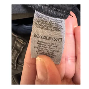 Free‎ People Black Straight Leg Jeans W30 Moto Ankle Zip Stretch Denim thumbnail 6