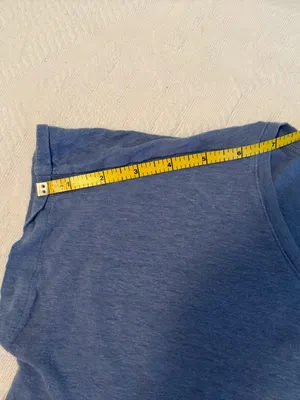 Ann Taylor Short Sleeve Scoop Neck Tee - Dusty Blue thumbnail 7