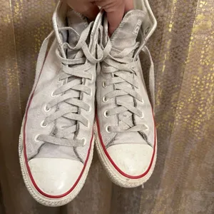 Converse Chuck Taylor All Star Pro Egret Suede High Top Sneakers USED 10 thumbnail 2