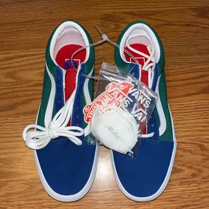 NWT-Colorblock Vans thumbnail 4