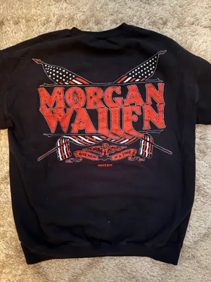 Morgan Wallen Crewneck Black Size M thumbnail 3