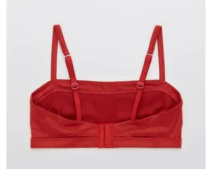 Aerie Satin Stretch Bandeau Sundried Size Small thumbnail 2