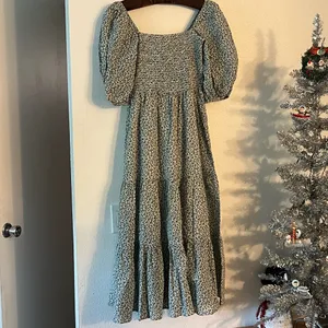 {OPT} Anthropologie Brand New Floral Seersucker Dress thumbnail 6