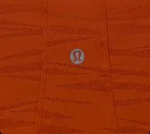 Lululemon Zebra Orange Long Sleeve Top thumbnail 6
