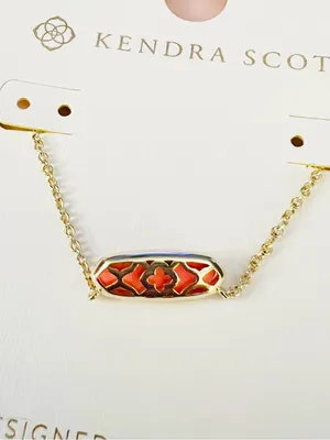 🪸KENDRA SCOTT 14K Gold Plated Eva Coral Magnesite Pendant Necklace thumbnail 4