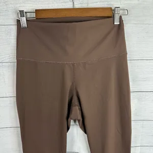 Everlane Womens size Medium Perform Ankle Leggings Brown thumbnail 3