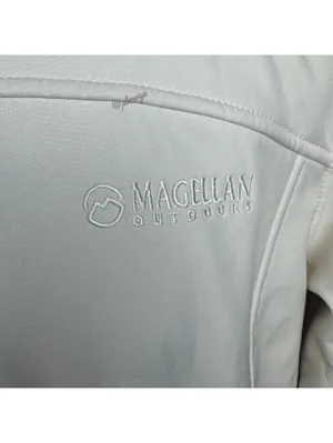 Magellan Outdoors Women's Hickory Canyon Softshell Jacket in White Size XL thumbnail 3