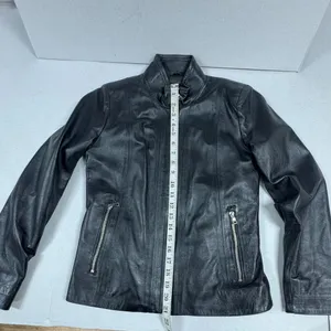Fairytale‎ Leather Mallorca Genuine Leather Black Jacket. Size M. thumbnail 11