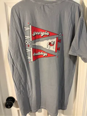 Comfort Colors UGA Light Gray Crewneck Short-Sleeve T-Shirt thumbnail 2