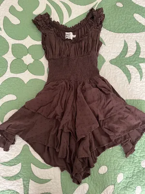 Princess Polly Romper Brown Dress thumbnail 1