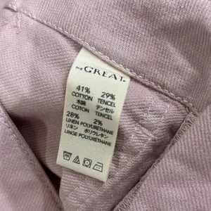 The‎ GREAT. Slouch Army Pant 25 Blush Pink Ankle High Rise Button Fly Pants thumbnail 14