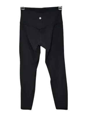 Lululemon ✵ Align High Rise Zip Front Nulu Cropped Pant 25" ✵ Black ✵ 6 W5FMES thumbnail 7