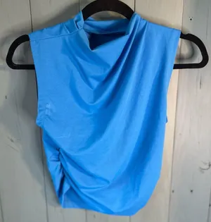 Blue Sleeveless Top | Size Small thumbnail 1