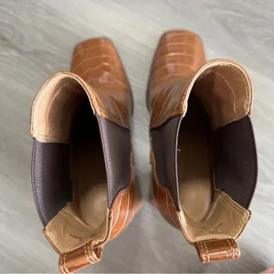 Circus by Sam Edelman Pascha Brown‎ Side Gores Cushioned Flare Booties Size 9.5 thumbnail 7