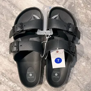 Shade & Shore Black Sandals, Size 7 New w/Tag thumbnail 3