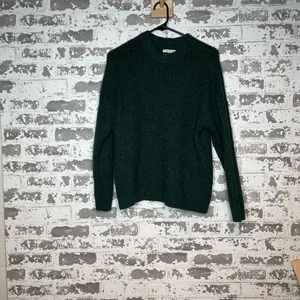 American Eagle | women knitted crewneck sweater oversized cropped thumbnail 7