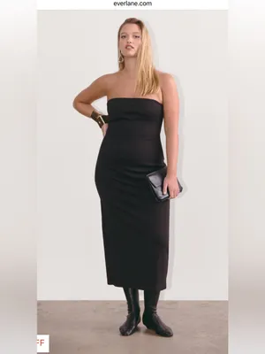 Everlane xxs dream strapless dress thumbnail 2