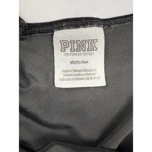 Victoria's Secret PINK Black Velvet Cami Tank Top‎ Size Oversized Medium Y2K thumbnail 4