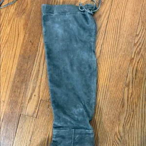 Anthropologie Splendid Darcie Knee Boots‎ Leather Grey size 8 thumbnail 12