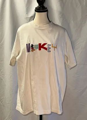 Vtg. Mickey t-shirt • Embroidered Letters thumbnail 1
