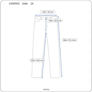 NEW L'AGENCE Sada Slim Cropped Jeans‎ in Sequoia thumbnail 13