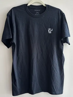 Foxtrot Co. Black and White Menu Graphic T-Shirt, Size Medium thumbnail 1
