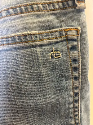 Rag & Bone Dre Denim Cutoff Shorts Size 28 Distressed Light Wash Raw Hem thumbnail 4