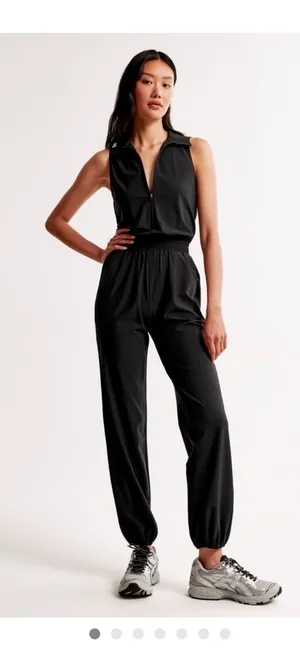 Abercrombie Traveler Jumpsuit Navy thumbnail 1