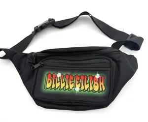 Hot Topic Billie‎ Eilish Graffiti Fanny Pack Bag With Zip Pockets NWOT thumbnail 1