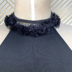 Lulu's Skyline‎ Views Black Bodycon Halter Dress thumbnail 6