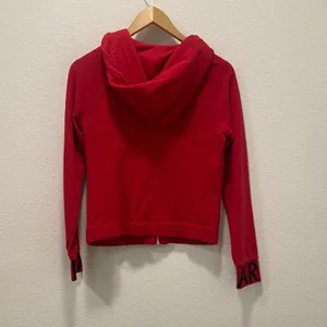 Armani Exchange Vibrant Red Bomber Hoodie - Medium thumbnail 11