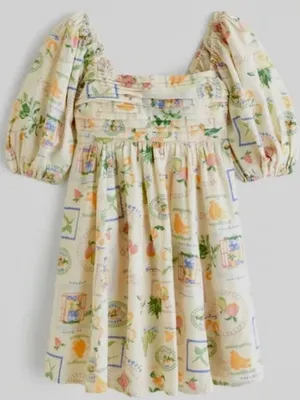 Abercrombie & Fitch Emerson Mini Dress Italia Print Size XS thumbnail 1