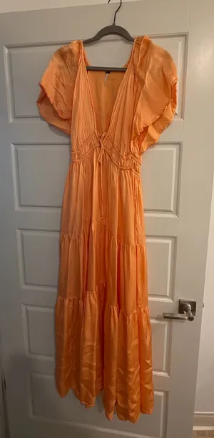 Summer maxi dress Orange Size M thumbnail 1