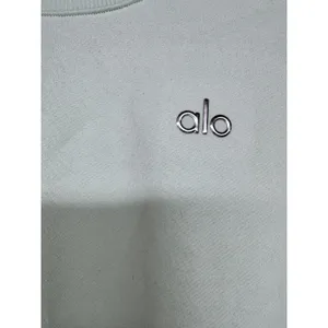 Aloha Island Alo Yoga Cropped Accolade Crew Neck Pullover Sweatshirt Spearmint Size Medium‎ thumbnail 8