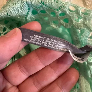 Aerie Medium Mint Green Bralette thumbnail 5