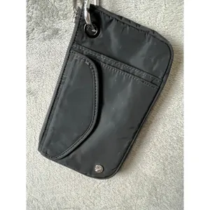 Athleta Black Crossbody Wallet Phone Bag Travel RFID‎ Organizer Adjustable Strap thumbnail 2