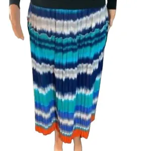Jennie & Marlis Striped Multicolored Maxi Skirt(Size Large) thumbnail 3