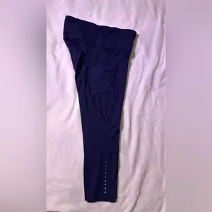 lululemon purple leggings with reflective logo dot thumbnail 4