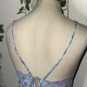 Victoria’s Secret Floral Print Lace Top Slip Dress RARE FROM 2000 thumbnail 3