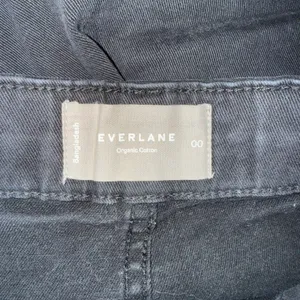 Everlane Way-High Sailor Pants Womens 00 Black Excellent Wide Leg Organic Cotton thumbnail 4