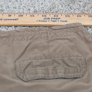VTG Columbia Sportswear Capris Women's Size M Tan Cargo Drawstring Waist Outdoor thumbnail 10
