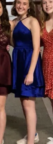 Royal Blue Homecoming Macy's Dress thumbnail 1