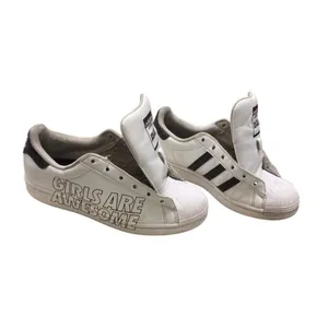 Adidas Girls Are Awesome white sneakers size 6 SKU 1112 thumbnail 3