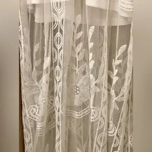 Southern Fried Chicks. Size L. White Long Embroidered Dress. New with Tags!!! thumbnail 3