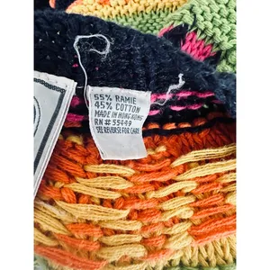 Vintage Tarazzia Design Chunky Whimsical‎ Pom Pom 1990s Sweater Women's Large thumbnail 7
