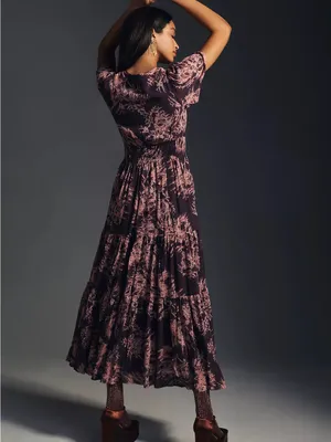 Anthropologie The Somerset Maxi Dress: Chiffon Edition thumbnail 2