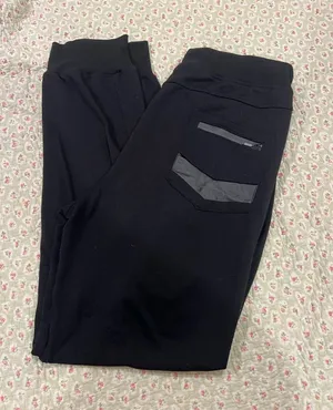 Black Women's Track Joggers with Zip Pocket Size XL thumbnail 1
